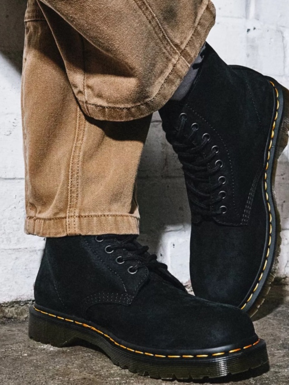 Dr. Martens 1460 8-Eye Boots — Black Leather